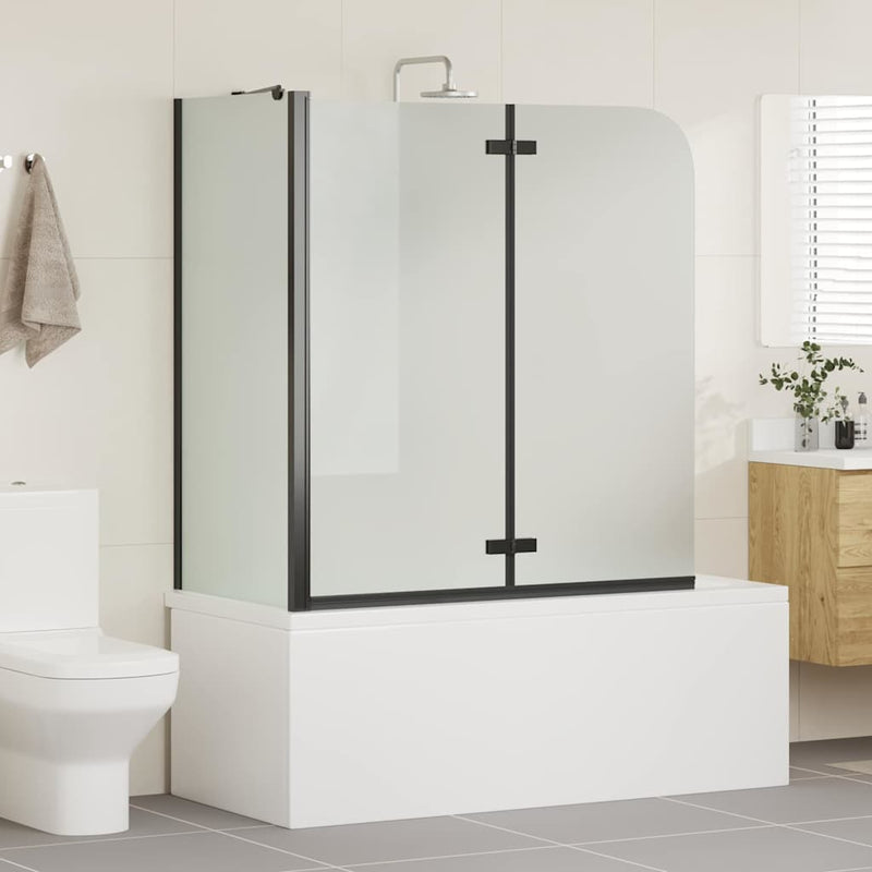 Load image into Gallery viewer, Vidaxl douche omhulsel zwart 120 x 68 x 130 cm esg-glas en aluminium
