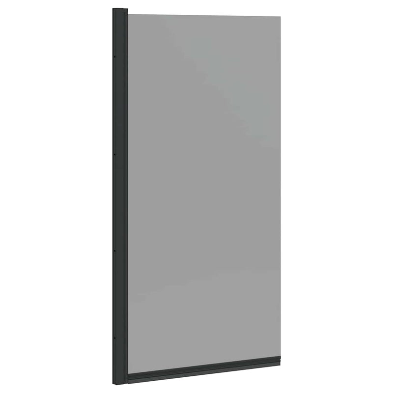 Load image into Gallery viewer, Vidaxl bad douchescreen zwart 68 x 130 cm gehard glas
