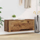 Vidaxl schoenenkast met plank oud hout 100 x 35 x 38 cm bewerkt hout