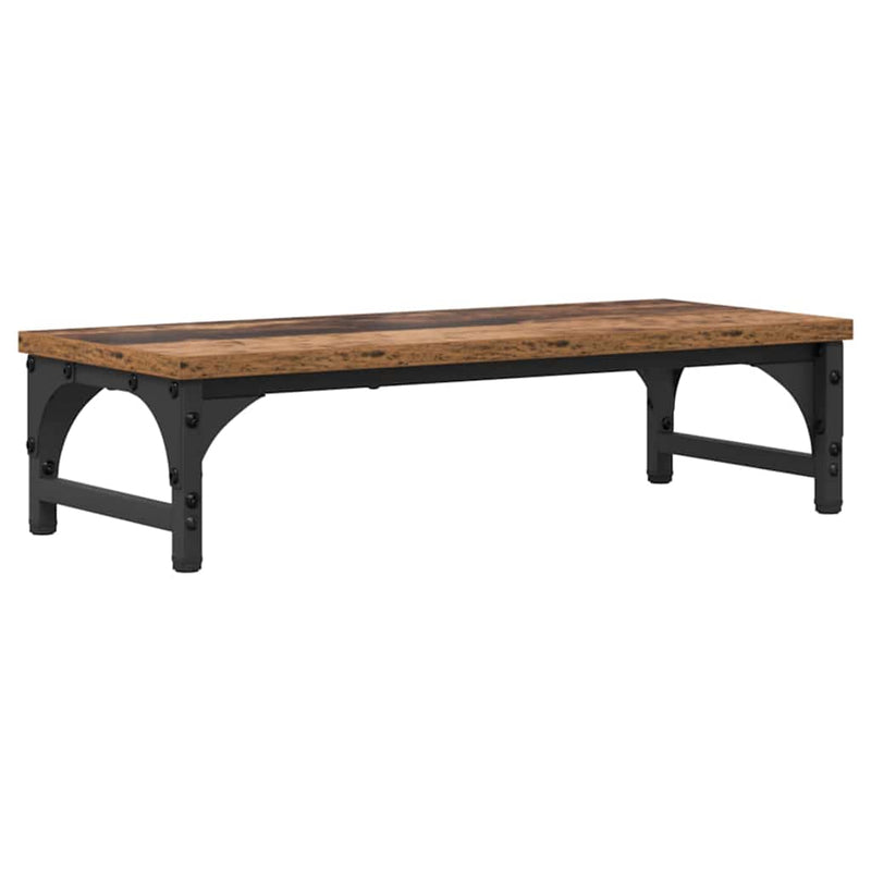 Load image into Gallery viewer, Vidaxl monitor stand oud hout 55 x 23 x 14 cm bewerkt hout
