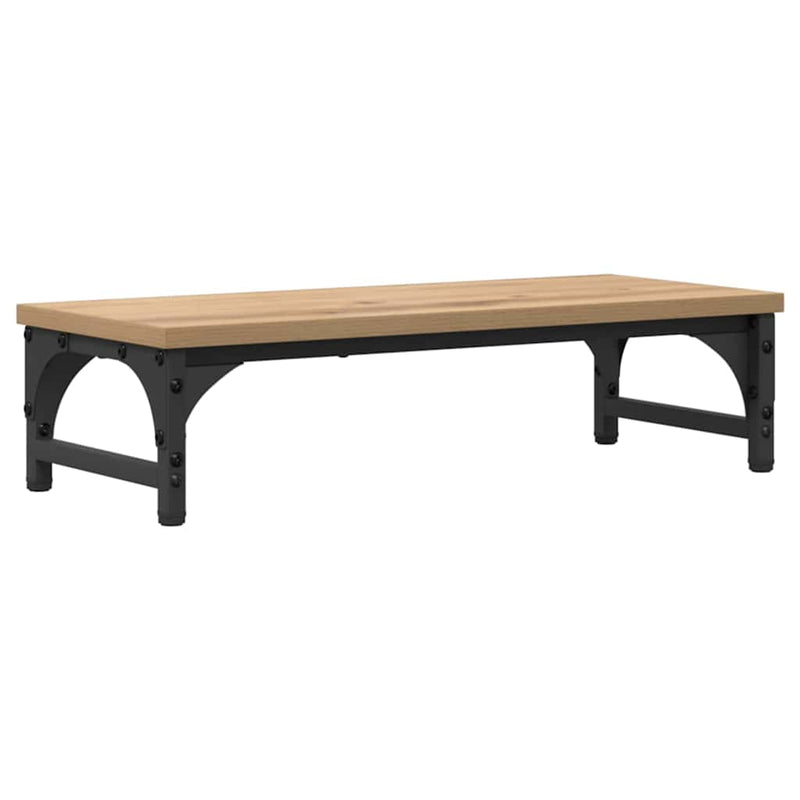 Load image into Gallery viewer, Vidaxl monitor stand artisan eiken 55 x 23 x 14 cm bewerkt hout
