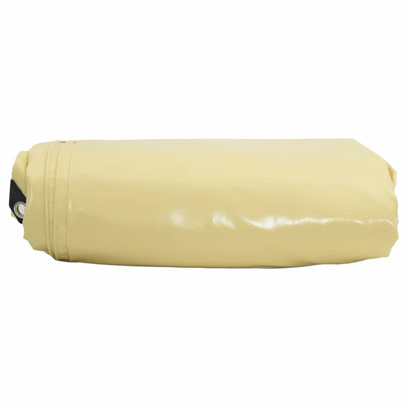Load image into Gallery viewer, Vidaxl zeil 650g m² beige 5 x 5 m canvas met pvc-coating

