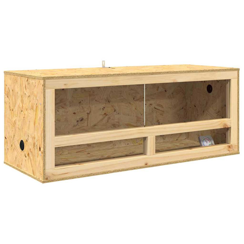 Load image into Gallery viewer, Vidaxl terrarium bruin 100 x 40 x 40 cm osb
