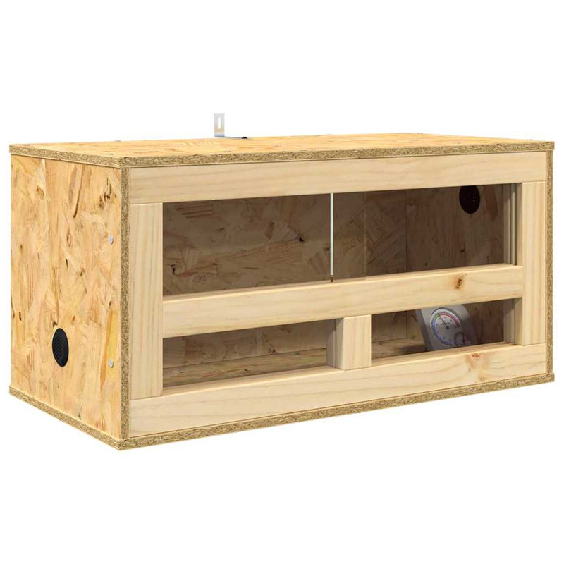 Load image into Gallery viewer, Vidaxl terrarium bruin 60 x 30 x 30 cm osb
