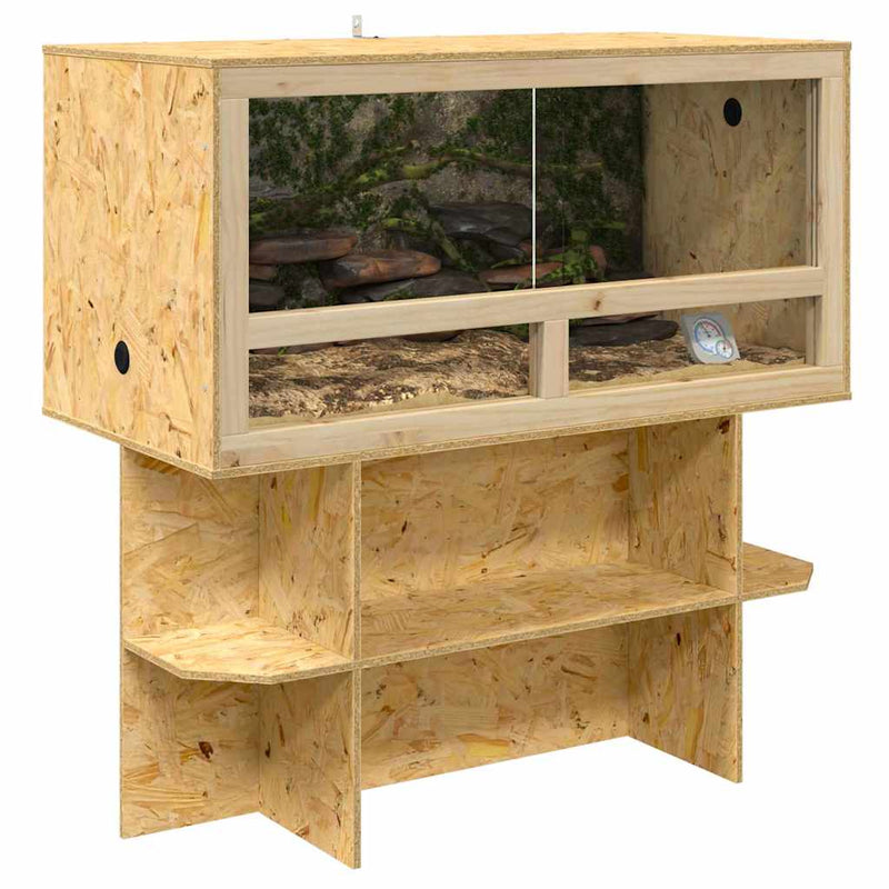 Load image into Gallery viewer, Vidaxl terrariumbasis bruin 100 x 50 x 50 cm osb
