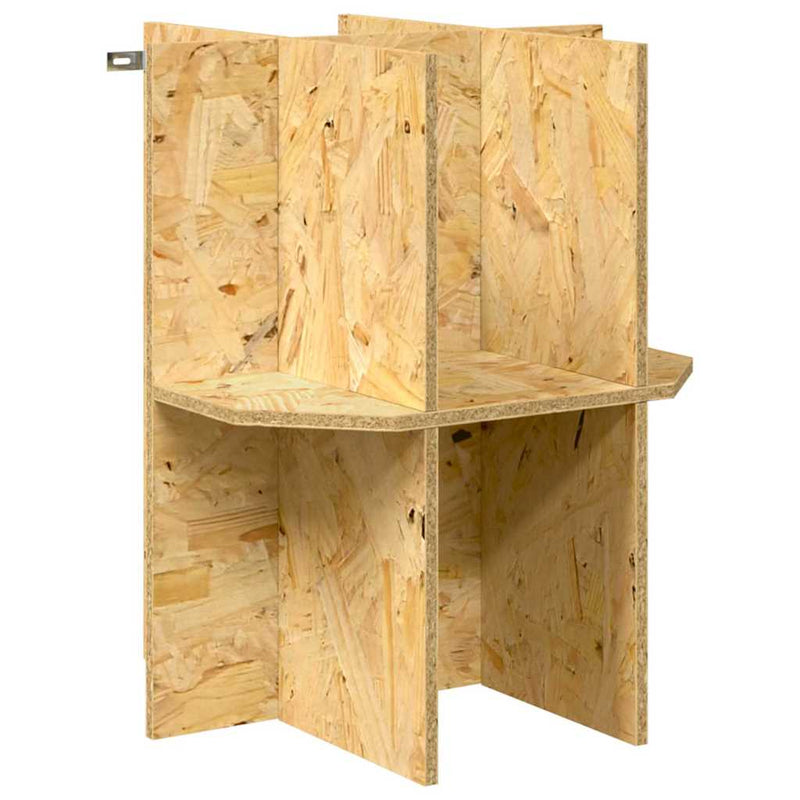 Load image into Gallery viewer, Vidaxl terrariumbasis met plank bruin 40 x 40 x 50 cm osb

