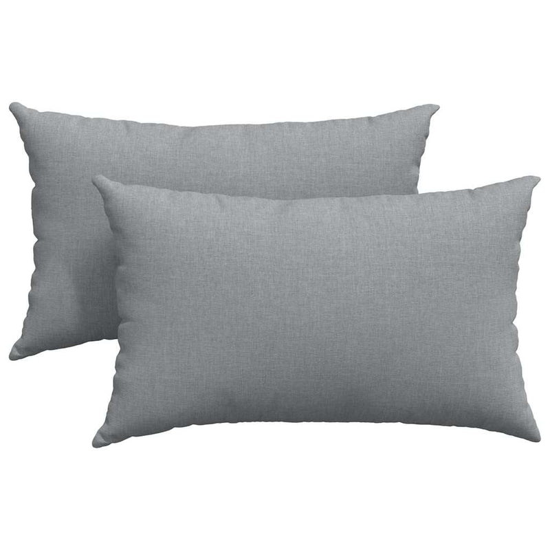 Load image into Gallery viewer, Vidaxl sofa kussens 2 stuks lichtgrijs 50 x 30 cm stof

