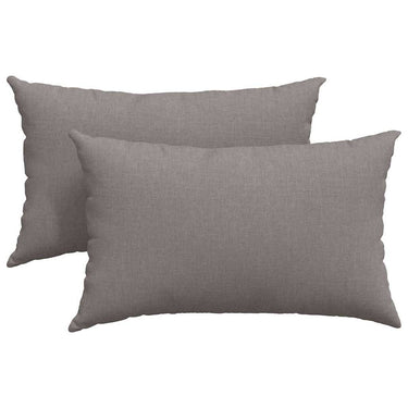 Vidaxl sofa kussens 2 pcs taupe 50 x 30 cm stof
