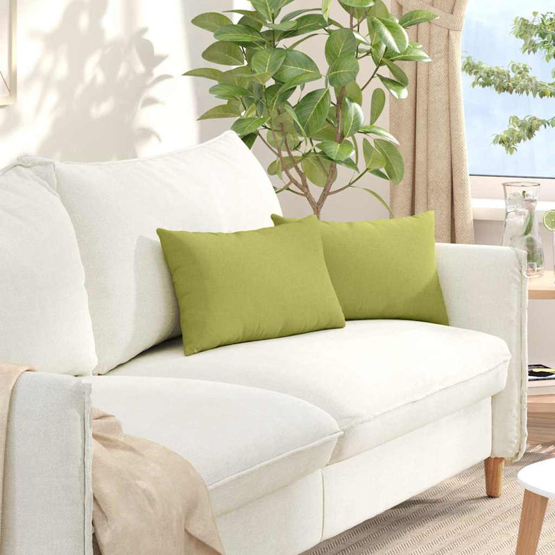 Load image into Gallery viewer, Vidaxl sofa kussens 2 pcs lichtgroen 50 x 30 cm stof

