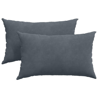 Vidaxl sofa kussens 2 stuks donkergrijs 50 x 30 cm cordstof