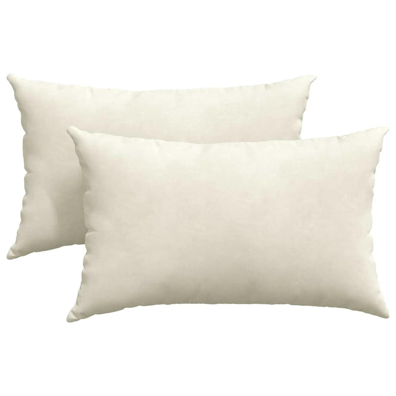 Load image into Gallery viewer, Vidaxl sofa kussens 2 stuks crème 50 x 30 cm cordstof

