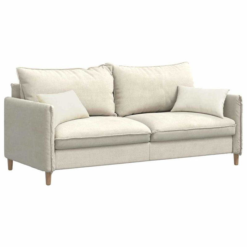 Load image into Gallery viewer, Vidaxl sofa kussens 2 stuks crème 50 x 30 cm cordstof
