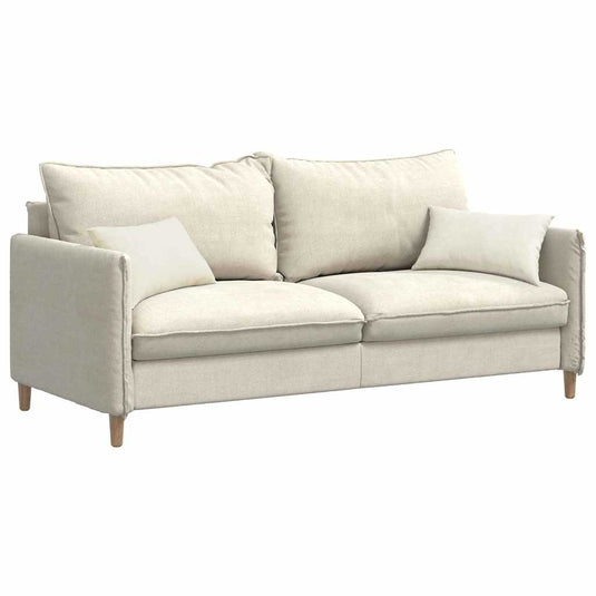Vidaxl sofa kussens 2 stuks crème 50 x 30 cm cordstof