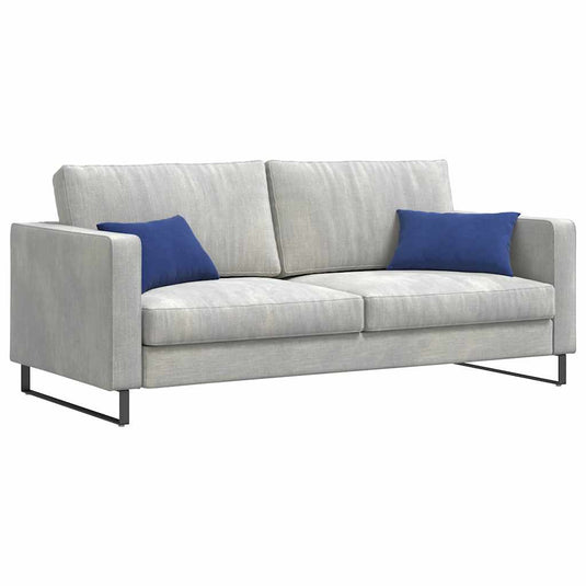 Vidaxl sofa kussens 2 stuks politieblauw 50 x 30 cm cordstof