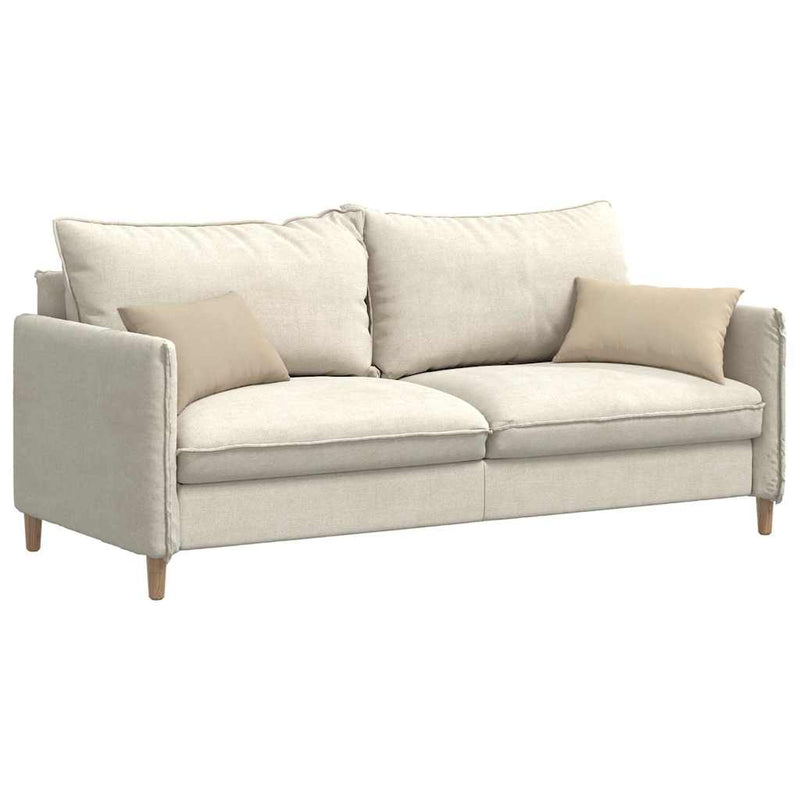 Load image into Gallery viewer, Vidaxl sofa kussens 2 stuks crème 50 x 30 cm stof
