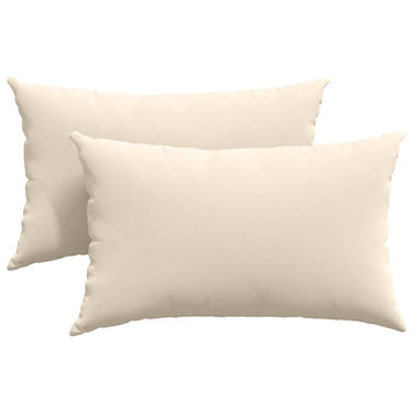 Vidaxl sofa kussens 2 stuks beige 50 x 30 cm stof