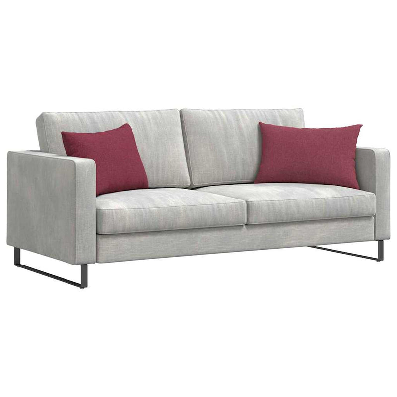 Load image into Gallery viewer, Vidaxl sofa kussens 2 pcs wijnrood 60 x 40 cm stof
