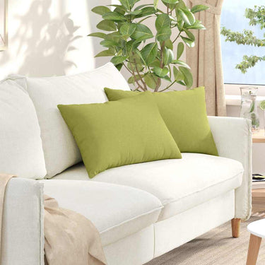 Vidaxl sofa kussens 2 pcs lichtgroen 60 x 40 cm stof