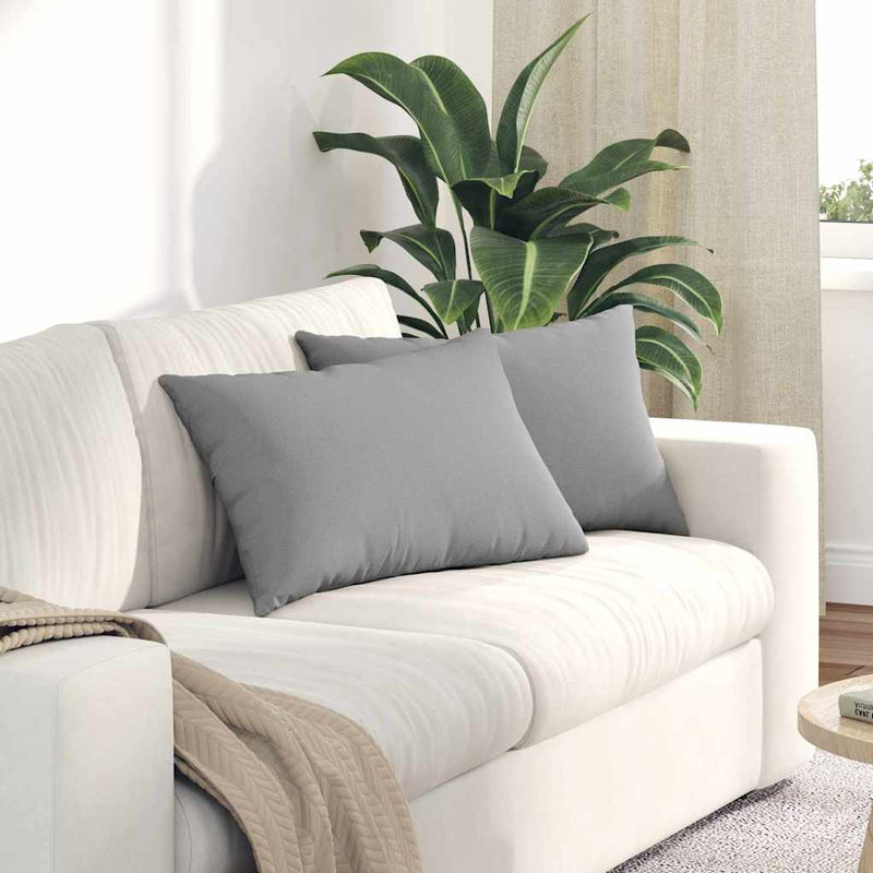 Load image into Gallery viewer, Vidaxl sofa kussens 2 pcs wolkengrijs 60 x 40 cm stof
