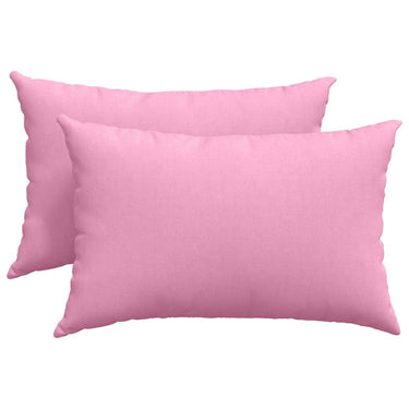 Vidaxl sofa kussens 2 pcs roze 60 x 40 cm stof