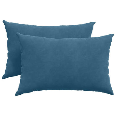 Vidaxl sofa kussens 2 stuks blauw 60 x 40 cm cordstof