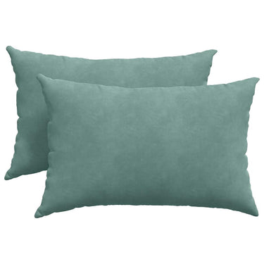 Vidaxl sofa kussens 2 stuks zeegroen 60 x 40 cm cordstof