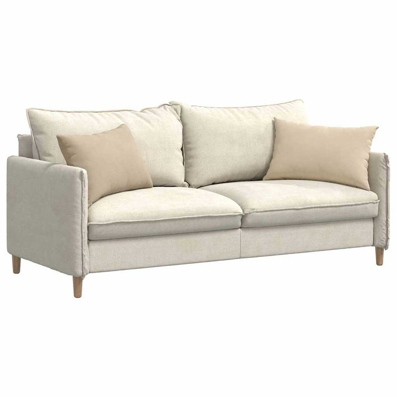 Load image into Gallery viewer, Vidaxl sofa kussens 2 stuks crème 60 x 40 cm stof
