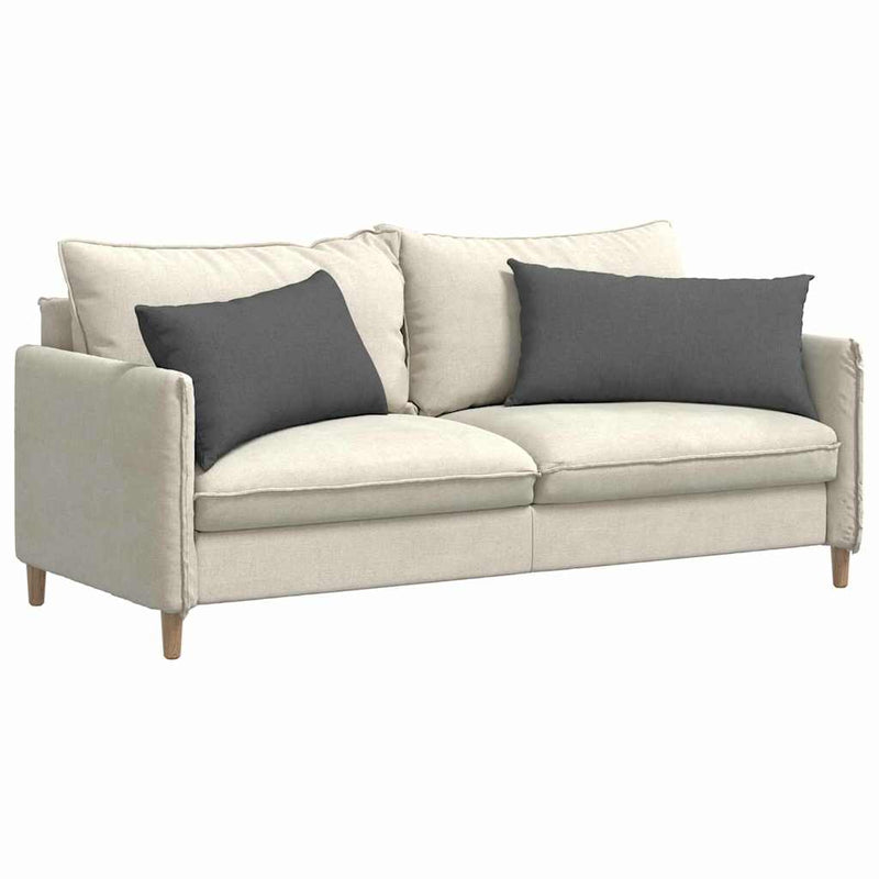 Load image into Gallery viewer, Vidaxl sofa kussens 2 pcs donkergrijs 80 x 40 cm stof
