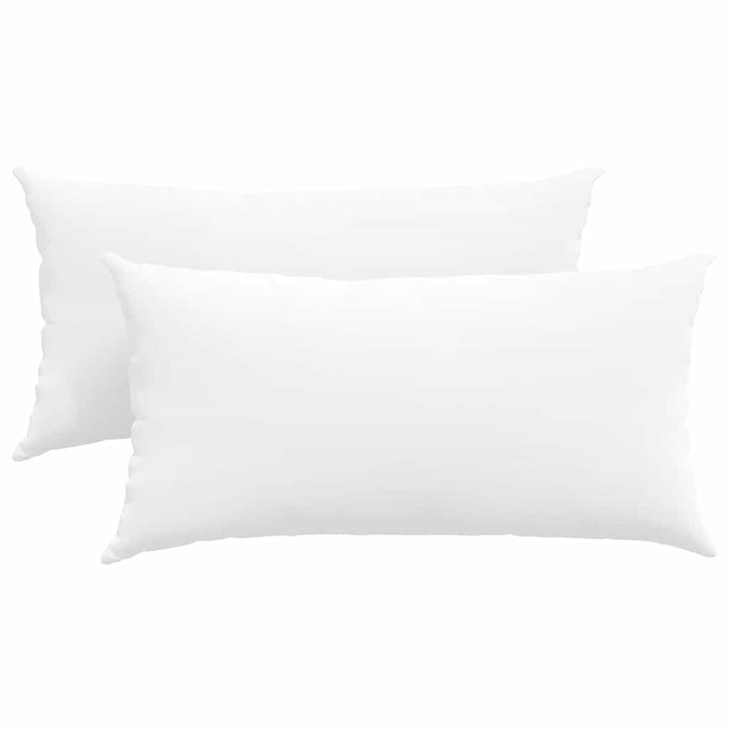 Load image into Gallery viewer, Vidaxl sofa kussens 2 pcs wit 80 x 40 cm stof
