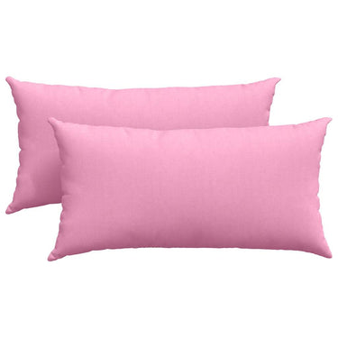 Vidaxl sofa kussens 2 pcs roze 80 x 40 cm stof