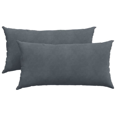 Vidaxl sofa kussens 2 stuks donkergrijs 80 x 40 cm cordstof