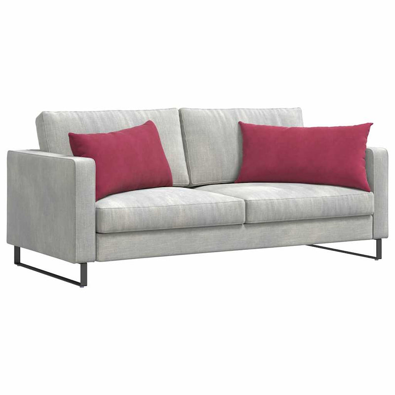 Load image into Gallery viewer, Vidaxl sofa kussens 2 stuks wijnrood 80 x 40 cm cordstof
