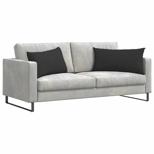 Vidaxl sofa kussens 2 stuks zwart 80 x 40 cm stof