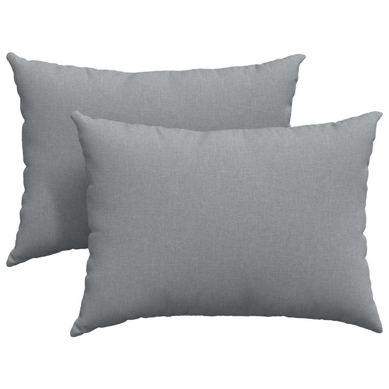 Load image into Gallery viewer, Vidaxl sofa kussens 2 pcs lichtgrijs 70 x 50 cm stof
