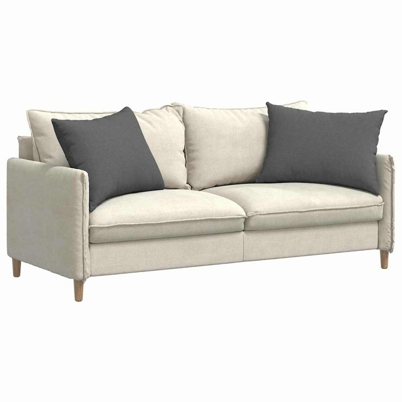 Load image into Gallery viewer, Vidaxl sofa kussens 2 pcs donkergrijs 70 x 50 cm stof

