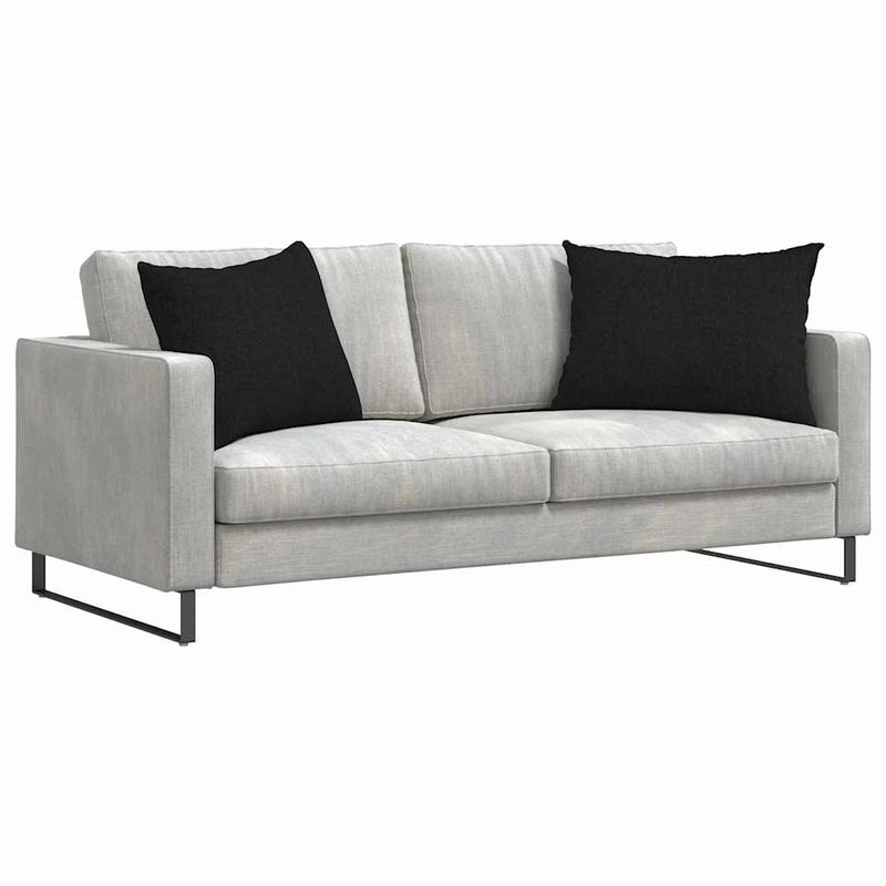 Load image into Gallery viewer, Vidaxl sofa kussens 2 pcs zwart 70 x 50 cm stof
