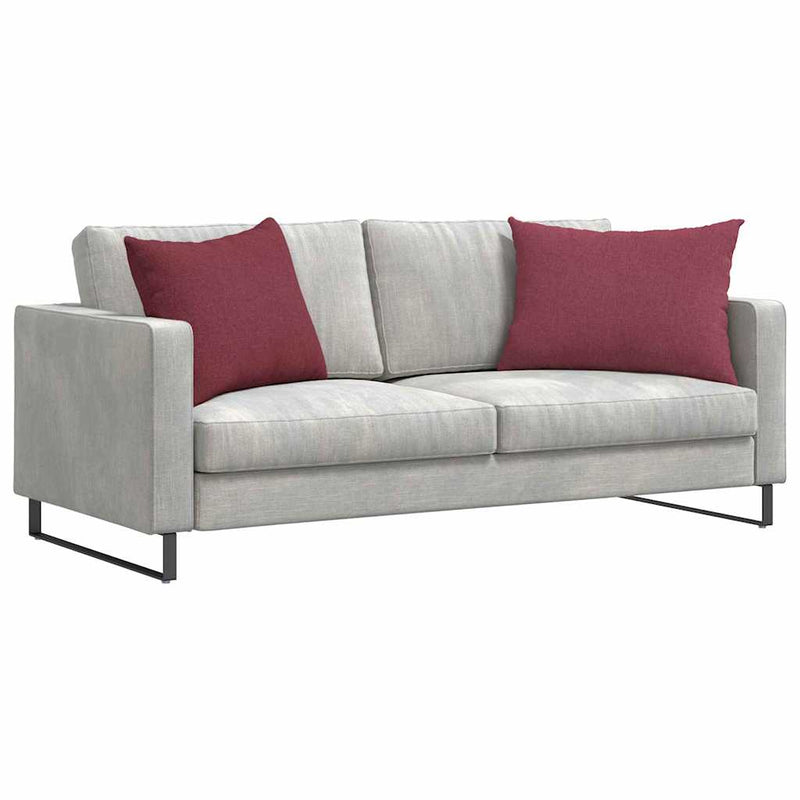 Load image into Gallery viewer, Vidaxl sofa kussens 2 pcs wijnrood 70 x 50 cm stof
