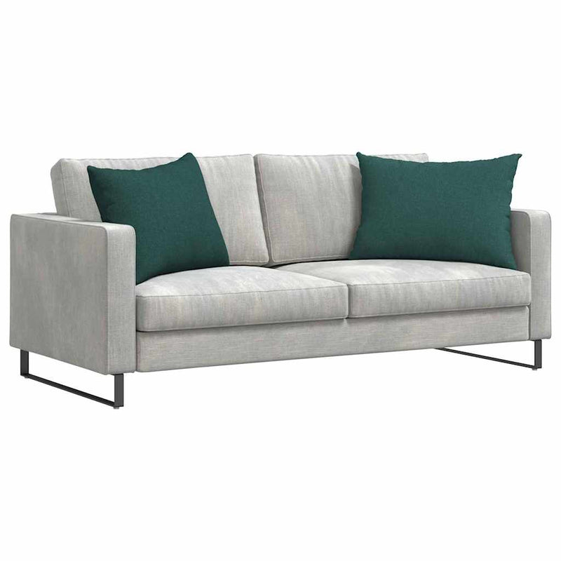 Load image into Gallery viewer, Vidaxl sofa kussens 2 pcs donkergroen 70 x 50 cm stof
