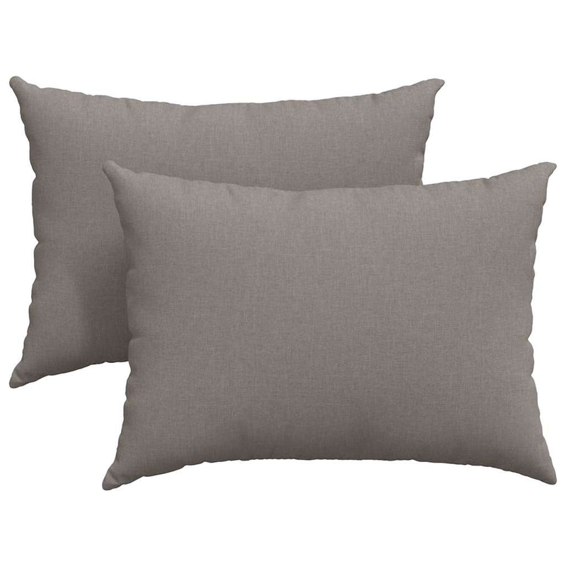 Load image into Gallery viewer, Vidaxl sofa kussens 2 pcs taupe 70 x 50 cm stof
