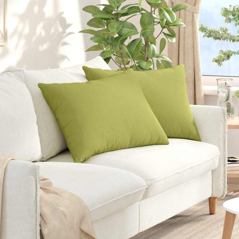 Load image into Gallery viewer, Vidaxl sofa kussens 2 pcs lichtgroen 70 x 50 cm stof
