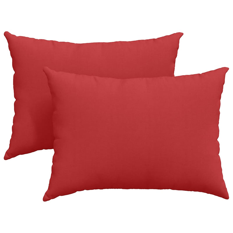 Load image into Gallery viewer, Vidaxl sofa kussens 2 pcs rood 70 x 50 cm stof
