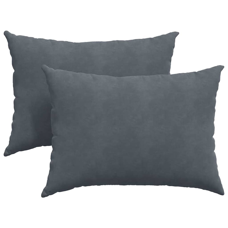 Load image into Gallery viewer, Vidaxl sofa kussens 2 stuks donkergrijs 70 x 50 cm cordstof
