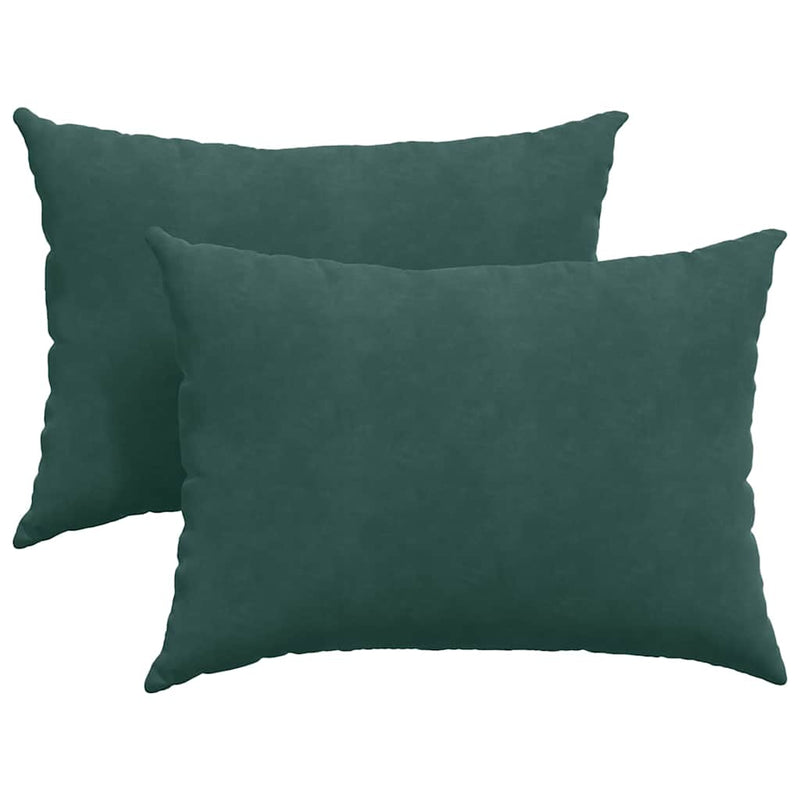 Load image into Gallery viewer, Vidaxl sofa kussens 2 stuks donkergroen 70 x 50 cm cordstof
