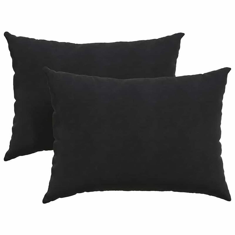 Load image into Gallery viewer, Vidaxl sofa kussens 2 stuks zwart 70 x 50 cm cordstof
