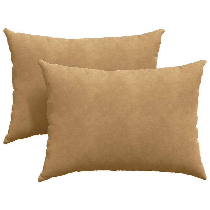 Load image into Gallery viewer, Vidaxl sofa kussens 2 stuks bruin 70 x 50 cm cordstof
