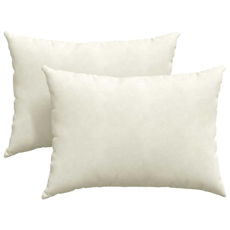 Load image into Gallery viewer, Vidaxl sofa kussens 2 stuks crème 70 x 50 cm cordstof
