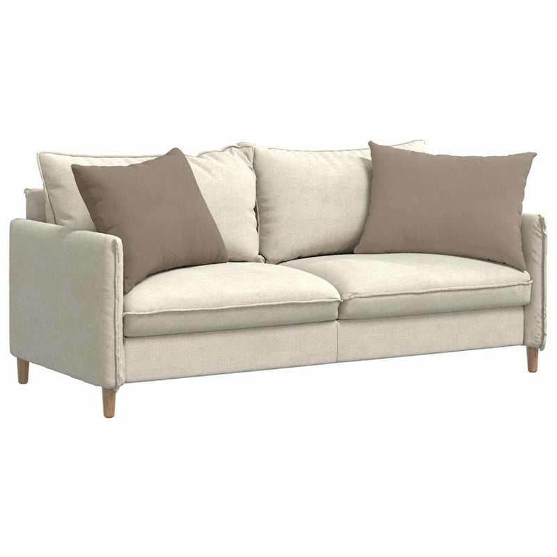 Load image into Gallery viewer, Vidaxl sofa kussens 2 stuks taupe 70 x 50 cm stof
