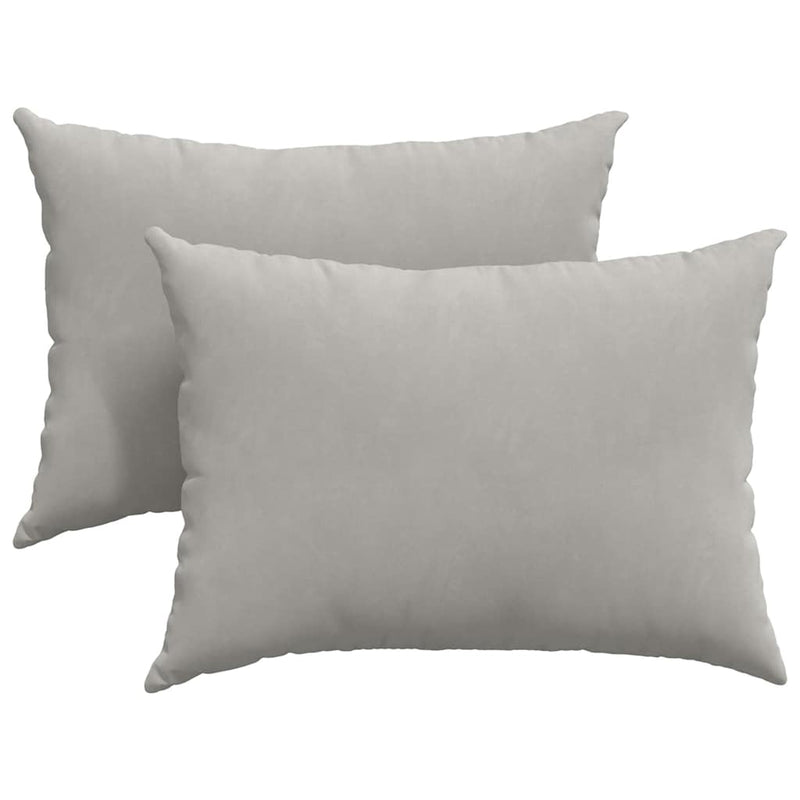 Load image into Gallery viewer, Vidaxl sofa kussens 2 stuks lichtgrijs 70 x 50 cm stof
