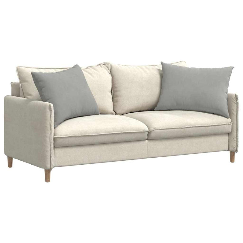 Load image into Gallery viewer, Vidaxl sofa kussens 2 stuks lichtgrijs 70 x 50 cm stof
