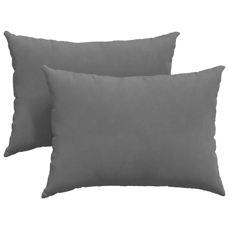 Load image into Gallery viewer, Vidaxl sofa kussens 2 stuks donkergrijs 70 x 50 cm stof
